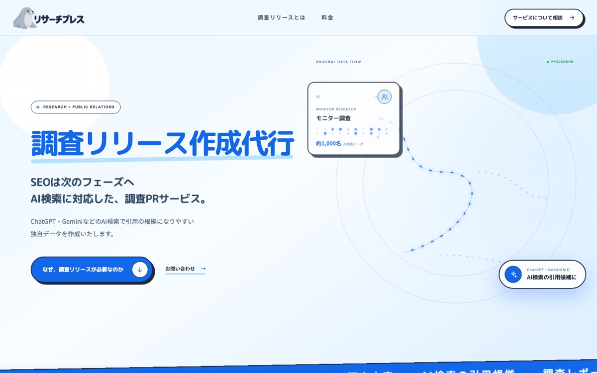 リサーチプレスの公式サイト